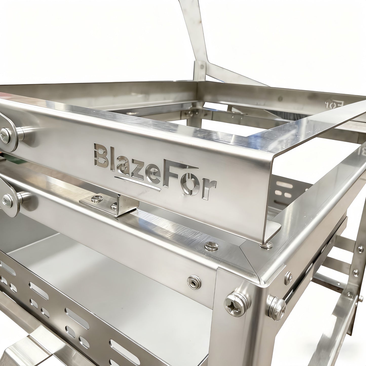 Adjustable 360° Rotating Charcoal BBQ Rotisserie Grill`